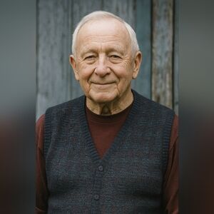 Vintage‎ Grandpa PAOLO CONTI Wool Geometric Blue Red Button-Up Sweater Vest XL